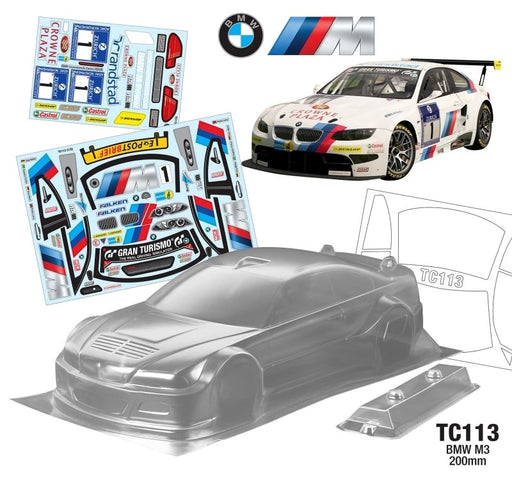 Team C TC113 1/10 BMW M3 200mm - Hobby City NZ