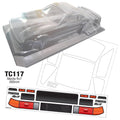 Team C Mazda RX7 200mm Wide WB 258mm RC Car Body 1/10 Scale