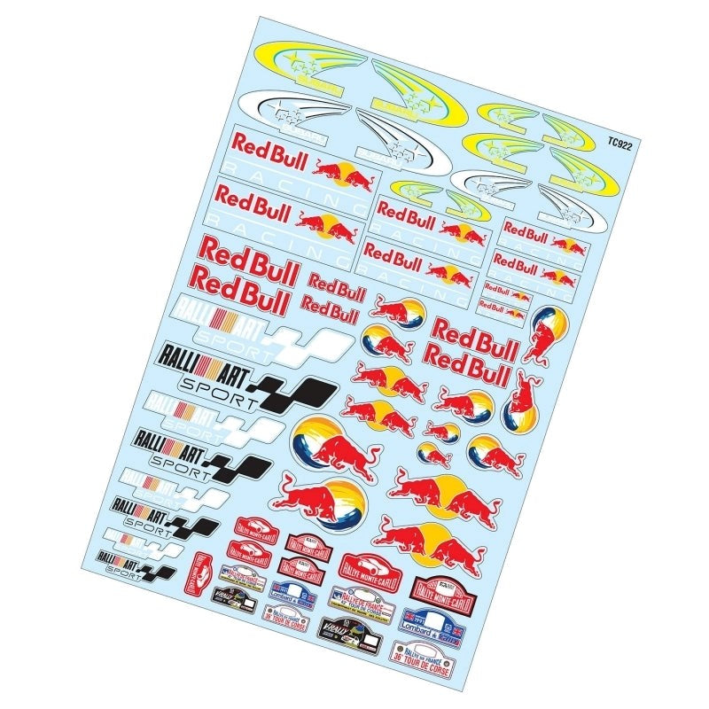 Team C TC922 1/10 RALLYART STICKER (A4) (8319243550957)