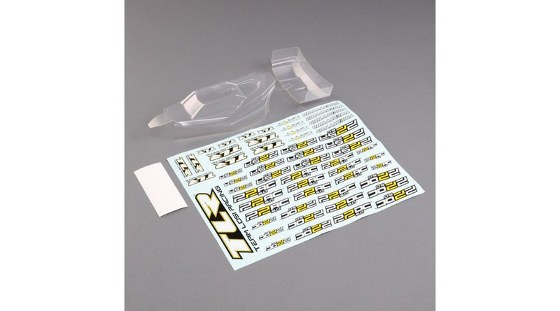 TLR LOSI TLR230012 Lightweight Body & Wing Clear: 22 5.0 - Hobby City NZ