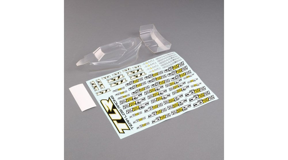 TLR LOSI TLR230013 Ultra Lightweight Body & Wing Clear: 22 5.0 (8319245123821)