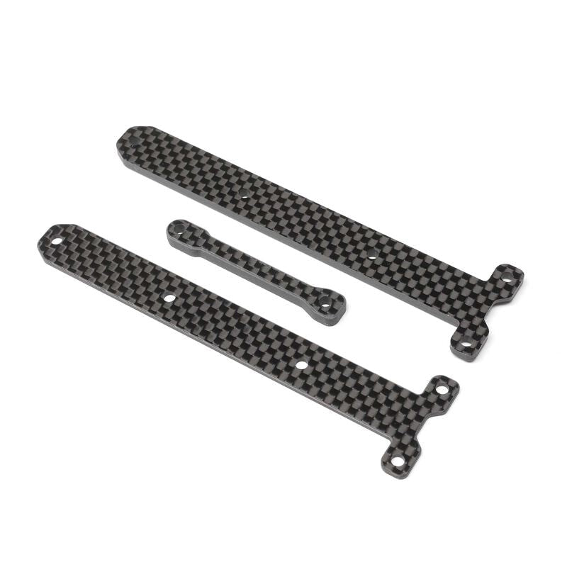 TLR LOSI TLR231104 Carbon Chassis Brace Supports 1.5mm Rear& 3.5mm Front and Rear: 22X-4 - Hobby City NZ