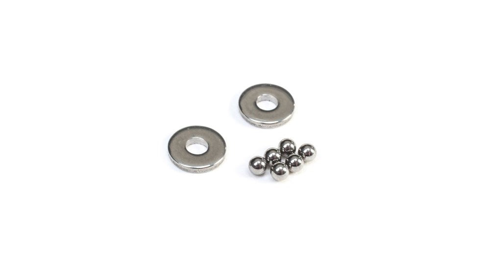 TLR LOSI TLR232087 Tungesten Carbide Thrust Balls & Washers: 22 (Replaces TLR2947) (8319249318125)