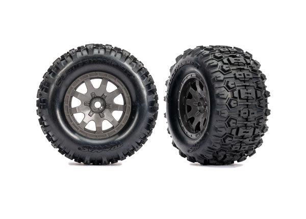 Traxxas 10770 Tires & Wheels Sledgehammer Tires (2) (8873558900973)