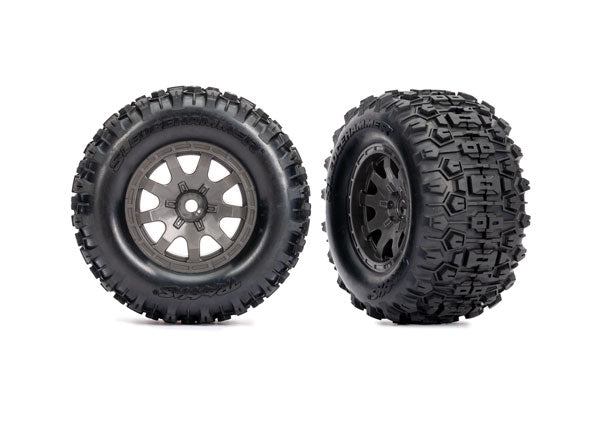 Traxxas 10771 Tires & Wheels Sledgehammer Tires (2) (8873559064813)