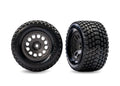 Traxxas 10772-GRAY Gray Front Mini XRT Wheels w/ Gravix Tires (2) (9070145339629)