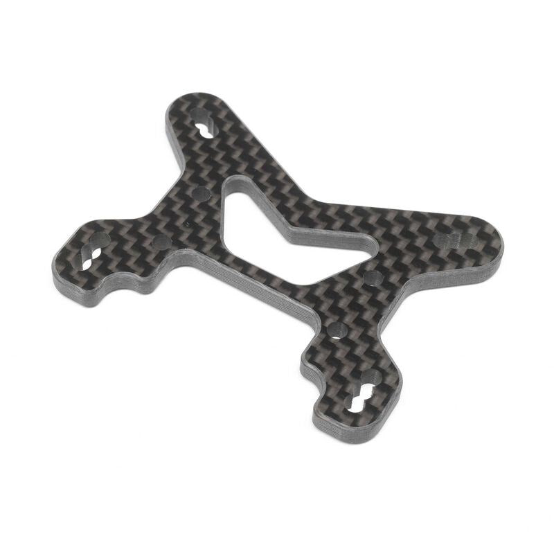 TLR LOSI TLR234133 Carbon Front Shock Tower V2: 22X-4 (8319256821997)