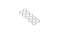 TLR LOSI TLR236006 10 x 14mm Shims 0.1 & 0.2mm (5ea.) 22X-4 Diff (8319257280749)