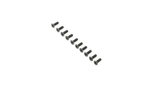 TLR LOSI TLR255013 Flat Head Screws M4x12mm (10) - Hobby City NZ