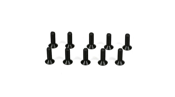 Team Losi Racing Flathead Screws M3 x 10mm RC Screw Set - TLR5962