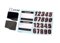 Traxxas Number Plates (L&R) RC Car Body Part
