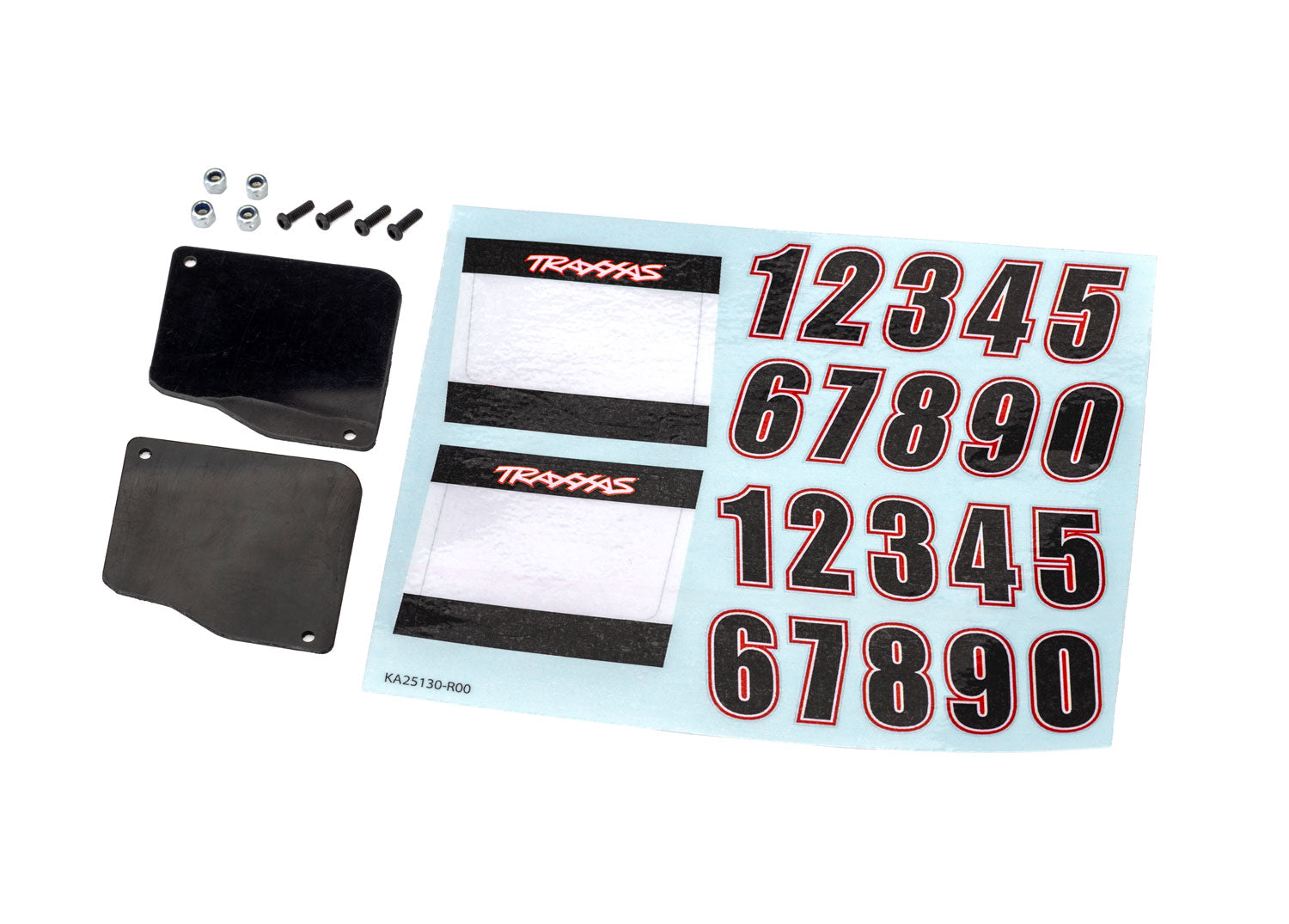 Traxxas Number Plates (L&R) RC Car Body Part