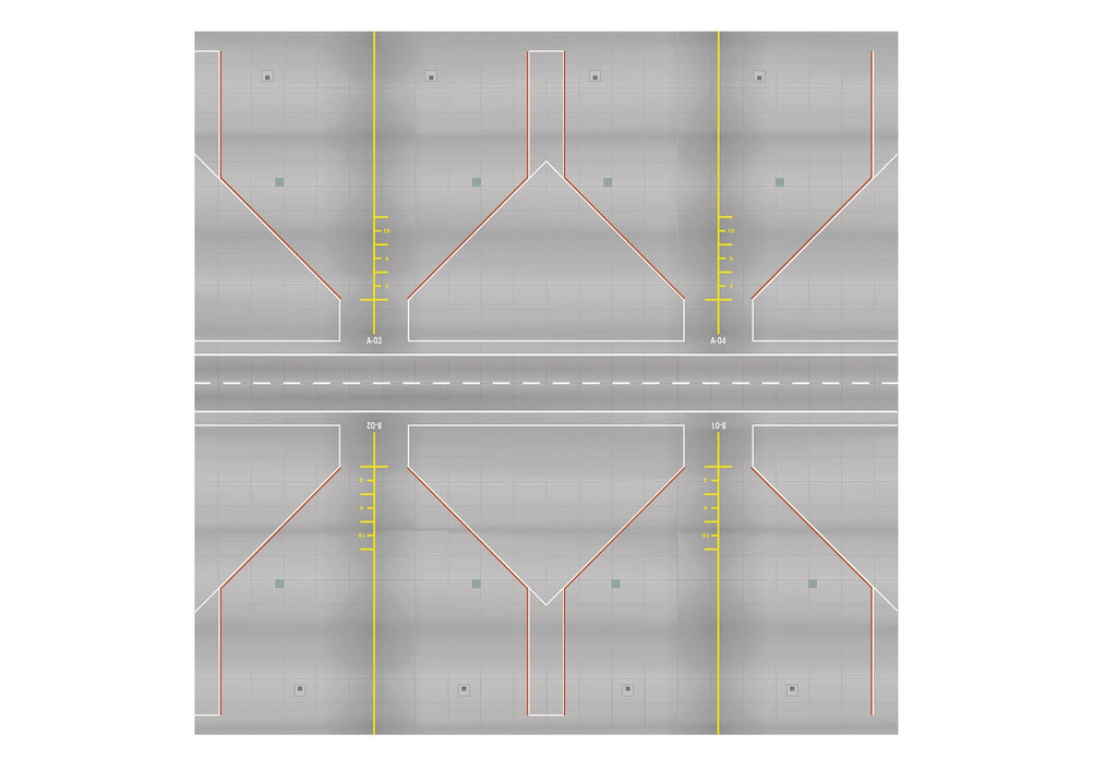 Herpa 558969001 1/200 Airport Apron/Tower Plates - Hobby City NZ
