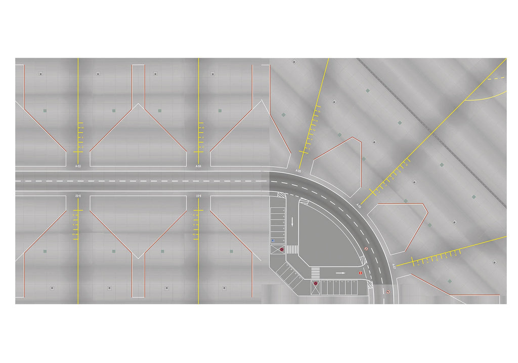 Herpa 558969001 1/200 Airport Apron/Tower Plates - Hobby City NZ