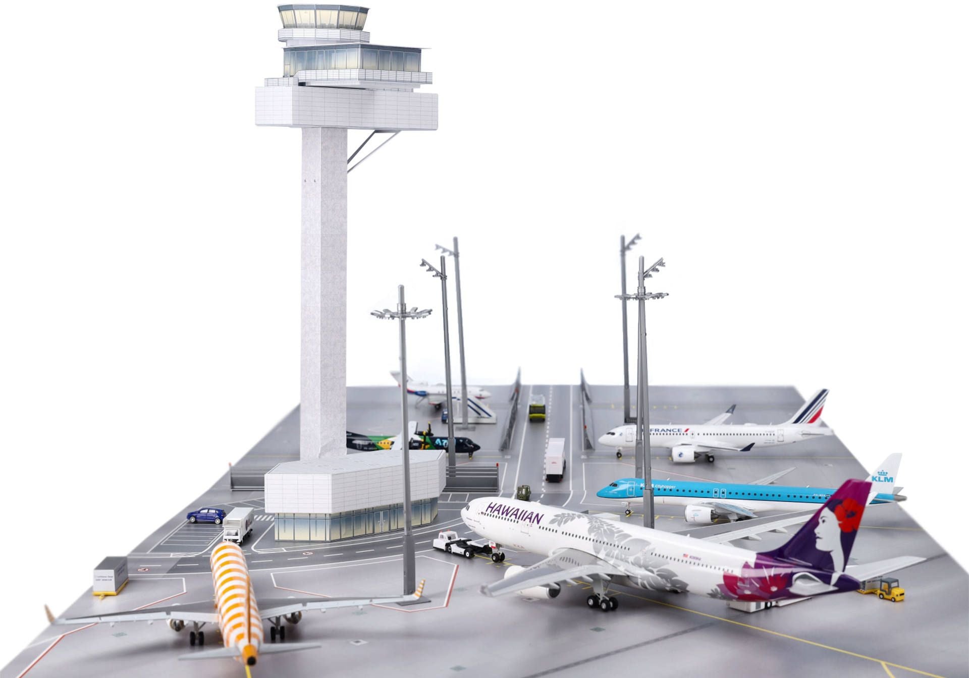 Herpa 558969001 1/200 Airport Apron/Tower Plates - Hobby City NZ
