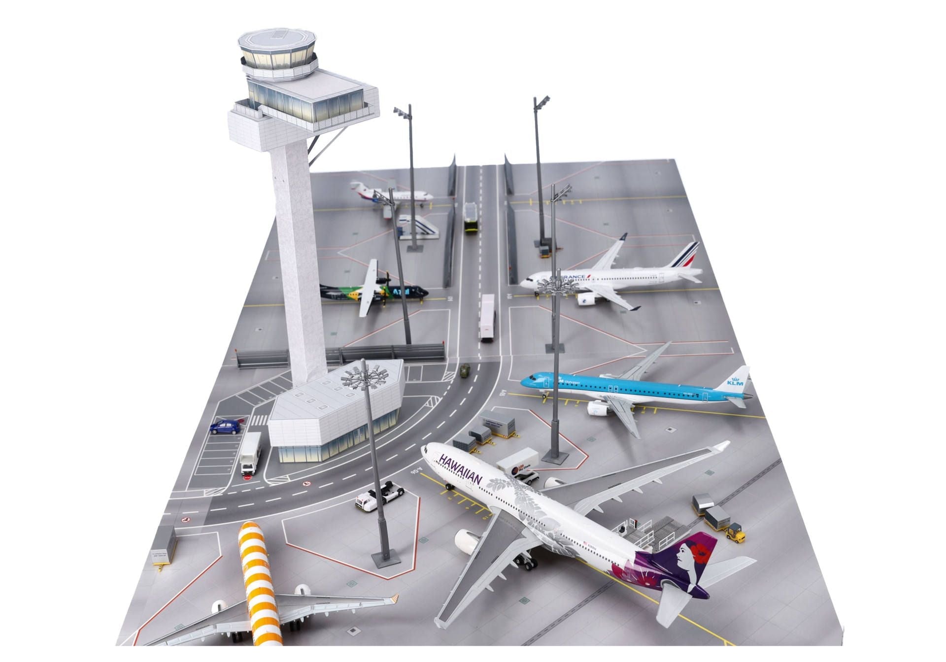 Herpa 558969001 1/200 Airport Apron/Tower Plates - Hobby City NZ
