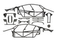 Traxxas 10912 Pro Scale Sand Car Body Cage (9070146093293)