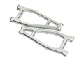 Traxxas 10929X-SLVR Sand Car Aluminum Upper Front  Arms (L&R) (9070146748653)