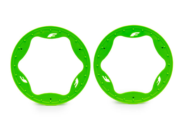 Traxxas 10948-BLUE 4.3 Funco Rear Beadlock Rings (2) (9070147502317)