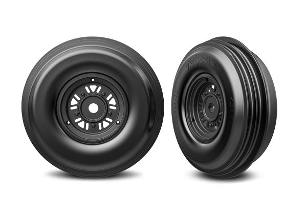 Traxxas 10971 3.2 Funco Front Wheels & Ribbed Tires (2) (9070148485357)