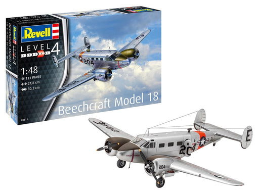 Revell 03811 1/48 BEECHCRAFT MODEL 18 (8346757169389)