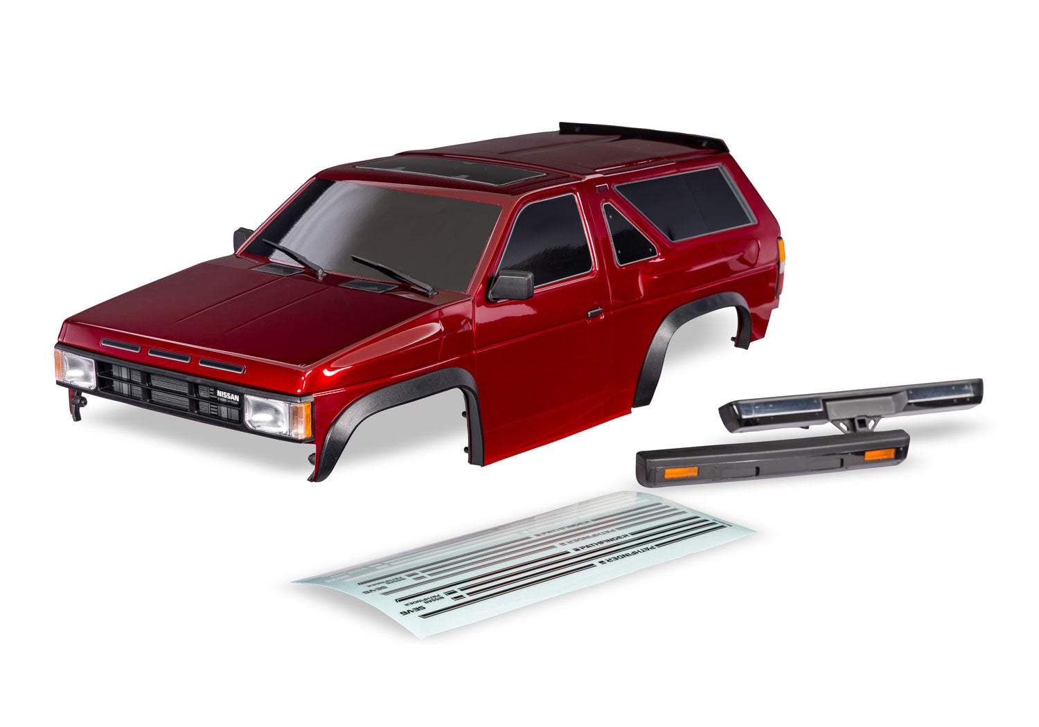 Traxxas TRX-4 Nissan Pathfinder Red RC Car Body