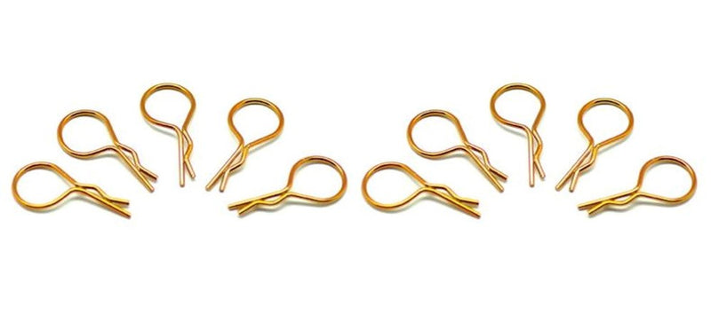 Arrowmax AM-103110 Big Body Clip 1/10 - Gold (10)