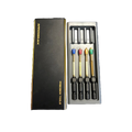 Arrowmax 0AM-502901 Power Tool Tip Set 4 Pieces Metric 1.5 2 2.5 3mm With Alu Case  Black Golden (8347072168173)