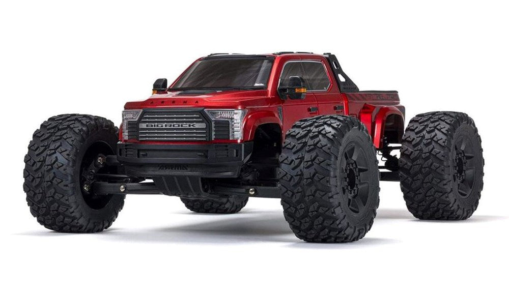 ARRMA ARA7612T2 1/7 BIG ROCK 6S 4X4 BLX Monster Truck RTR Red (8347076395245)