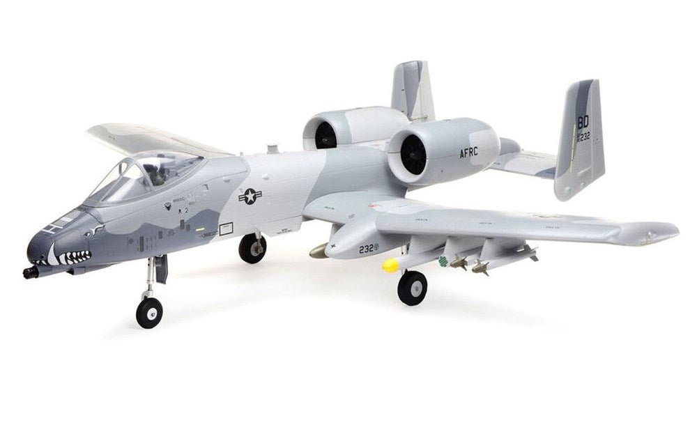 E-flite A-10 Thunderbolt II Twin 64mm EDF BNF-B AS3X/SAFE RC Jet