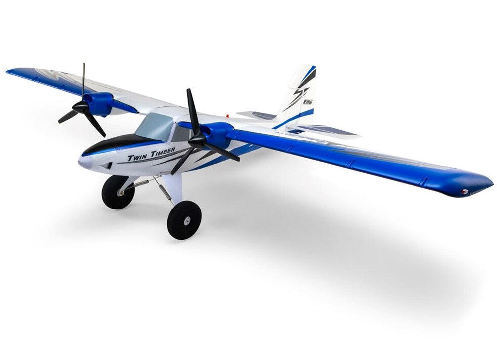 E-flite Twin Timber 1.6m BNF Basic with AS3X and SAFE Select RC Plane