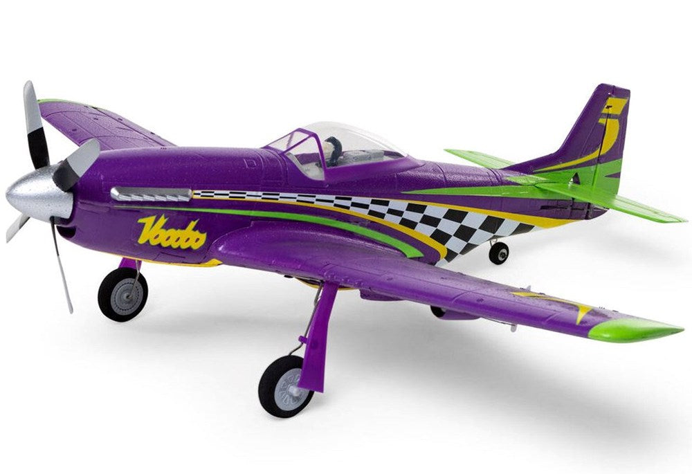 E-flite UMX P-51D Voodoo BNF Basic with AS3X and SAFE Select RC Warbird