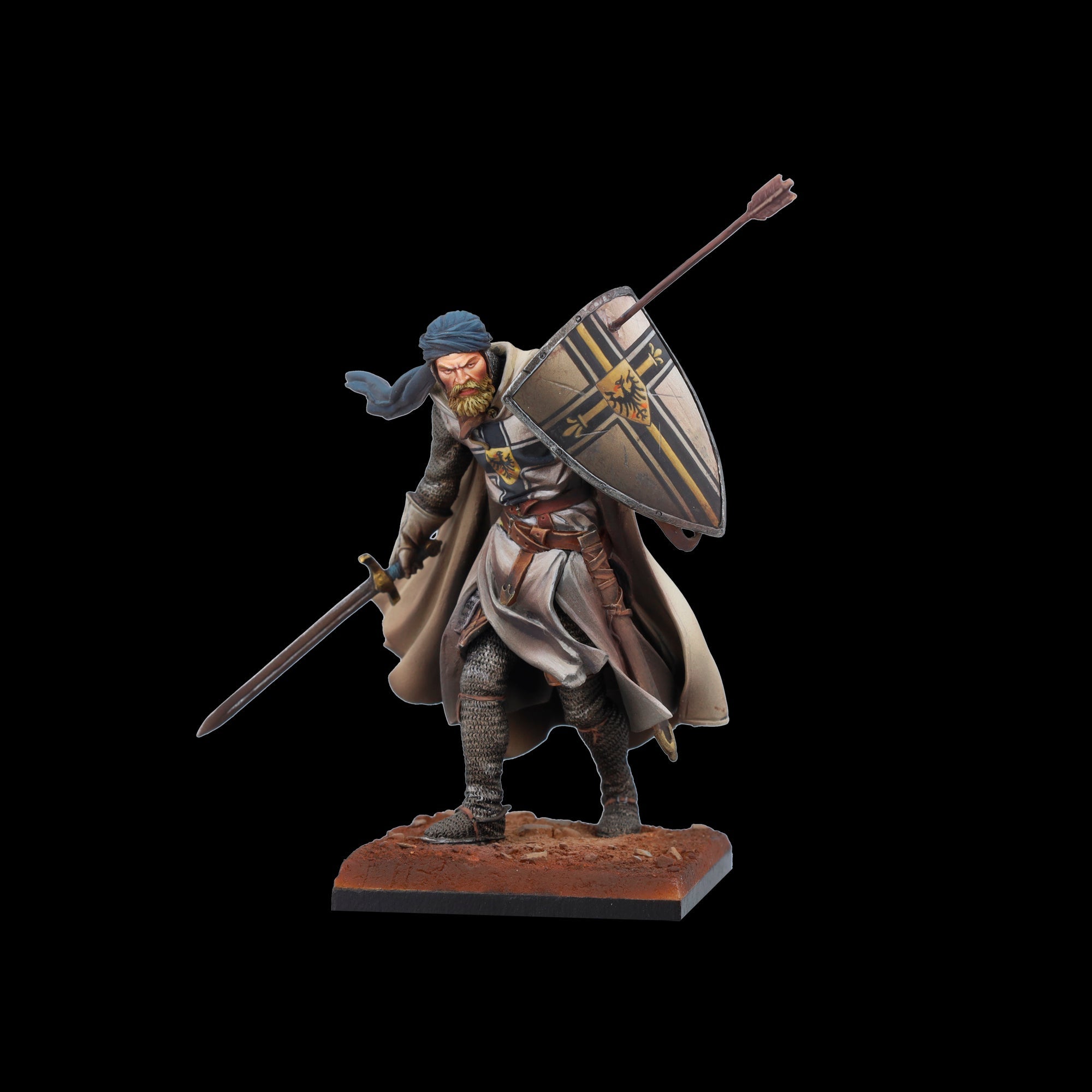 Scale 75 Figures Middle Age Medieval Knight 75mm (3)