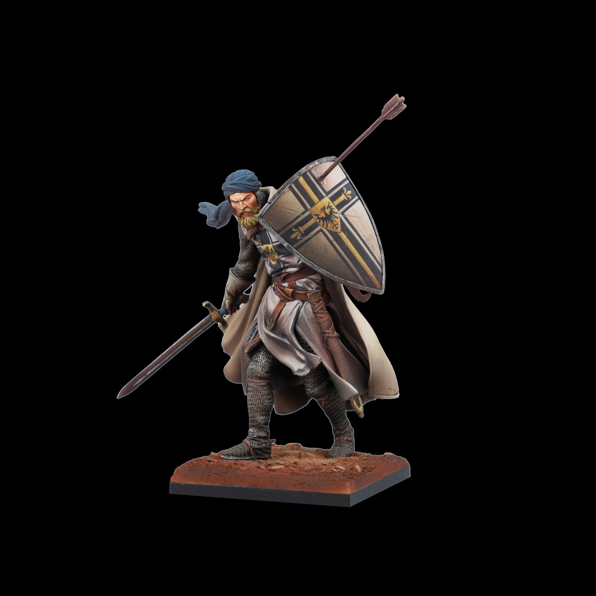 Scale 75 Figures Middle Age Medieval Knight 75mm (4)