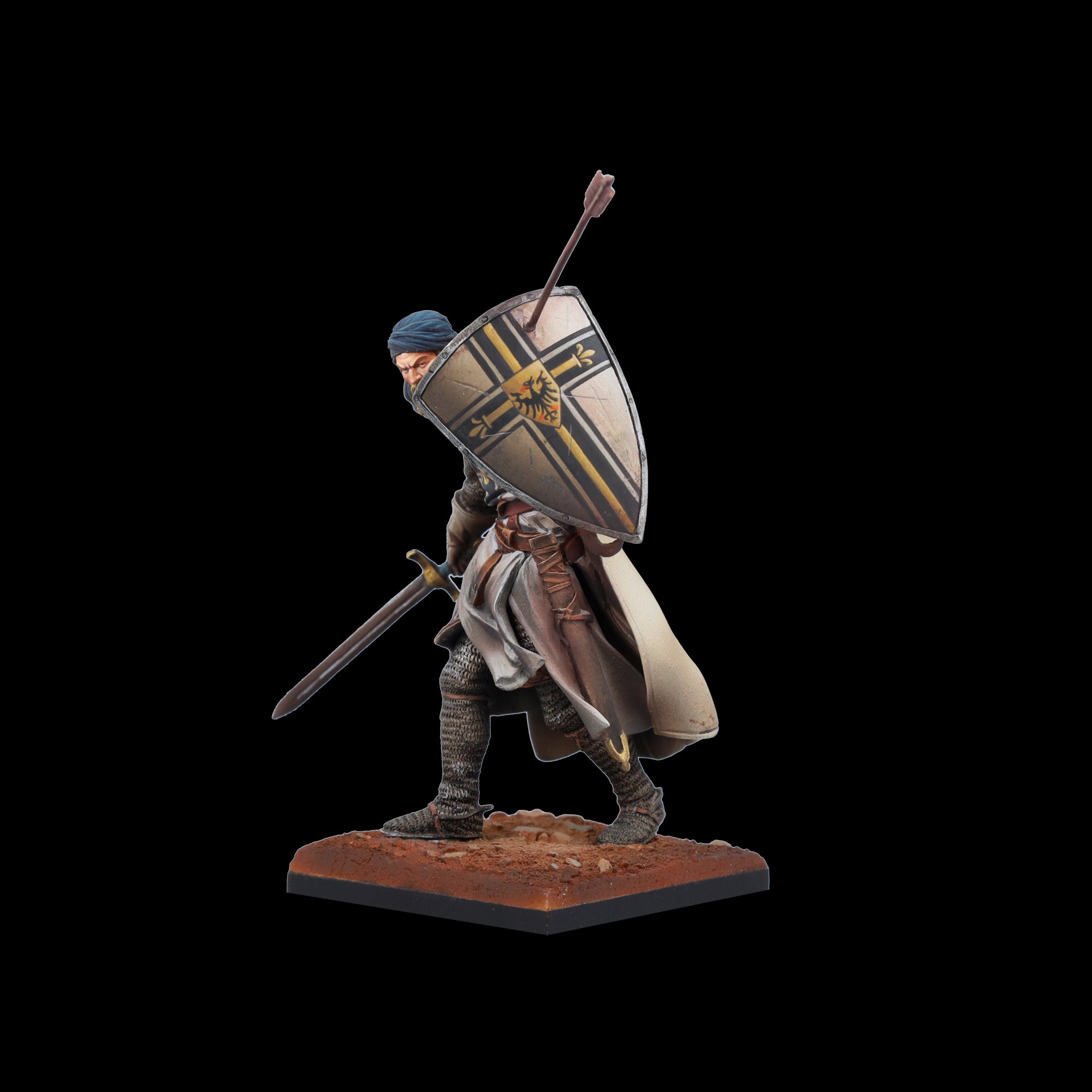 Scale 75 Figures Middle Age Medieval Knight 75mm (6)