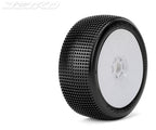 Jetko MARCO Assembled Glued White Dish Rim Super Soft RC Wheel & Tyre Set 1/8 Scale