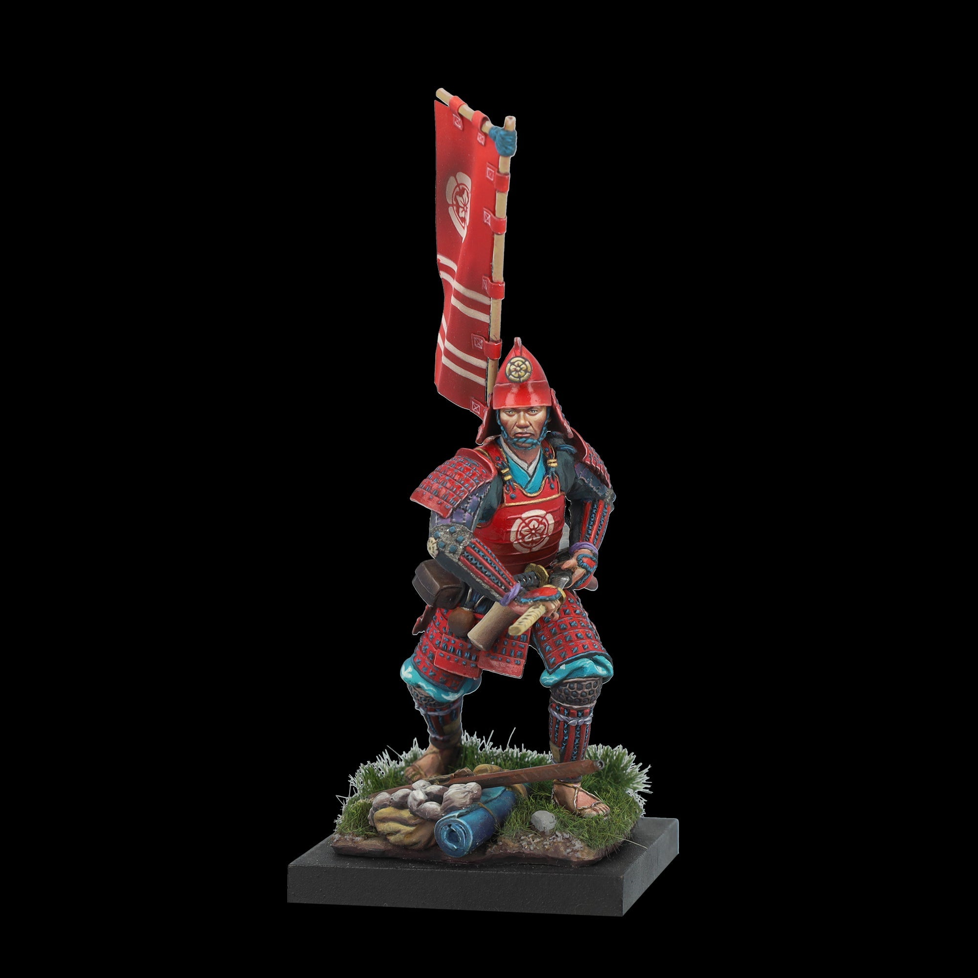 Scale 75 SCM-008 Figures Middle Age Nobunaga Warrior 75mm (9210243580141)