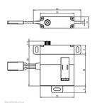 Savox Thin Glider Wing Servo 0.13sec 8kg @6v 29g (3)