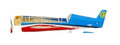 Seagull Models Extra 330LX w/Hatch w/o Screen or Cowl Blue-Red MK II RC Aircraft Fuselage