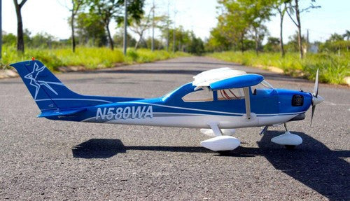 Seagull Models Cessna 182 Skylane 69in Wingspan Pearl Blue RC Aircraft Kit 1/6 Scale (2)