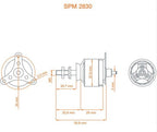 Spektrum Avian 2830-950Kv Outrunner Brushless Motor (3)
