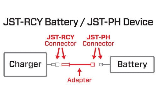 Spektrum SPMXCA327 Adapter: JST Battery / JST PH2.0 3P Device