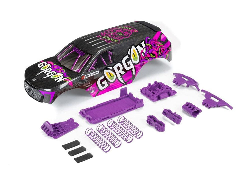 ARRMA ARA402350 GORGON Painted Decaled Body Set (Purple) (8347852669165)
