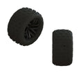 ARRMA ARA550112 dBoots 'FORTRESS' Tire Set Glued (Black) (2 Pairs) Grom (8347853127917)