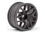 HPI Racing Gunmetal 6mmOS RTR RC Wheel 1/10 Scale (2)