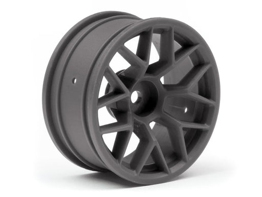 HPI Racing 112812 1/10 Wheels RTR 6mmOS Gunmetal (2) (8452820009197)