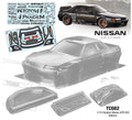Team C TC082 TC082 1/10 Nissan R32 GTR 200mm Wide WB 258mm with R32 Pandem Decal Sheet (8446604214509)