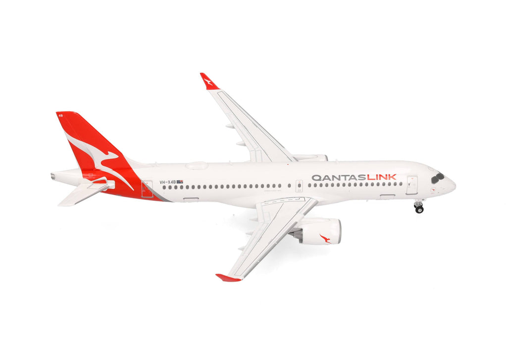 Herpa 573184 1/200 QantasLink Airbus A220-300 - "Koala" VH-X4B - Hobby City NZ