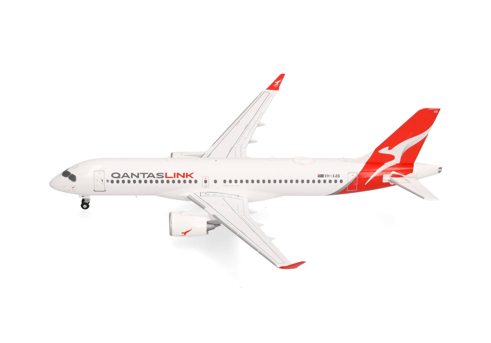 Herpa 573184 1/200 QantasLink Airbus A220-300 - "Koala" VH-X4B - Hobby City NZ