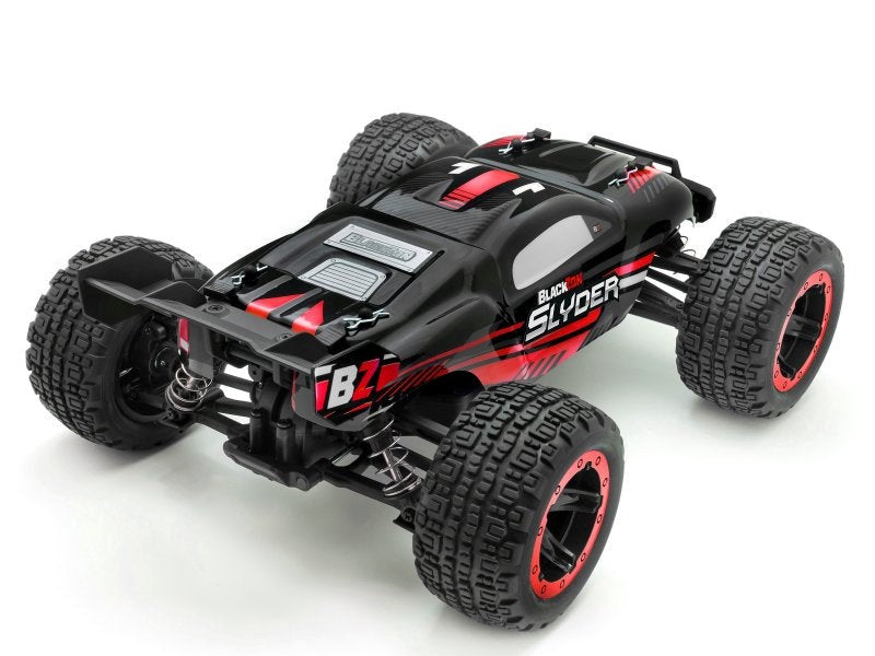 Blackzon Slyder 4WD Red with Battery & Charger RC Stadium Truck 1/16 Scale (3)